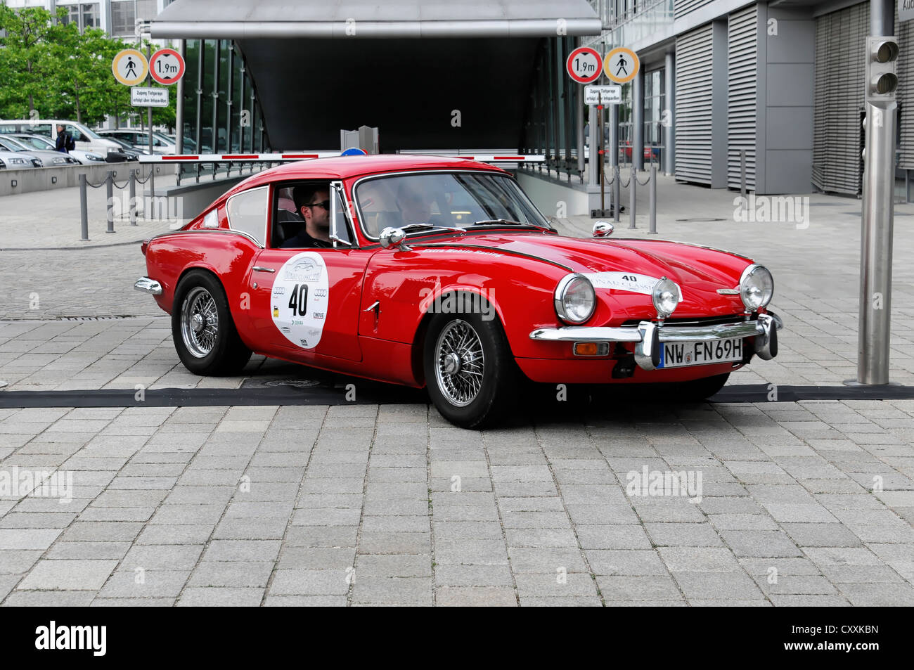 Triumph TR 4 A IL JRS, costruito nel 1966, Donau Classic 2011, Ingolstadt, Bavaria Foto Stock