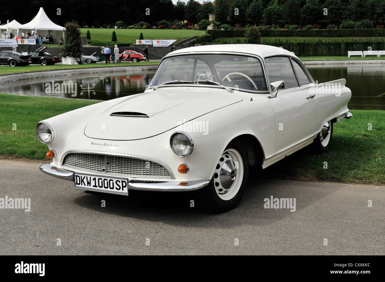 Auto Union DKW 1000 SP, costruito nel 1960, auto d'epoca, classici del passato incontra il Barock 2012, Ludwigsburg, Baden-Wuerttemberg Foto Stock