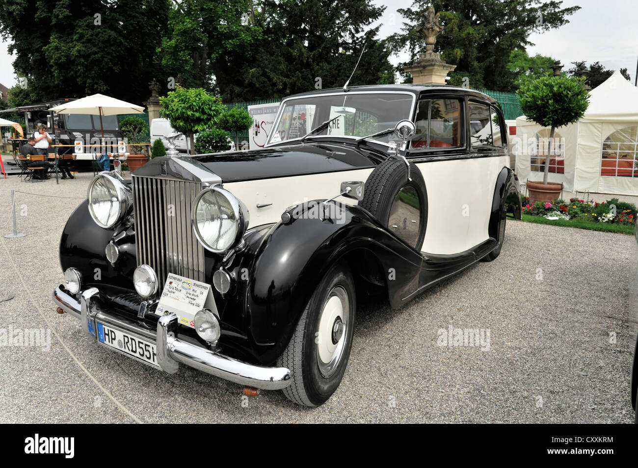Rolls Royce Silver Wraith, costruito nel 1950, auto d'epoca, classici del passato incontra il Barock 2012, Ludwigsburg, Baden-Wuerttemberg Foto Stock