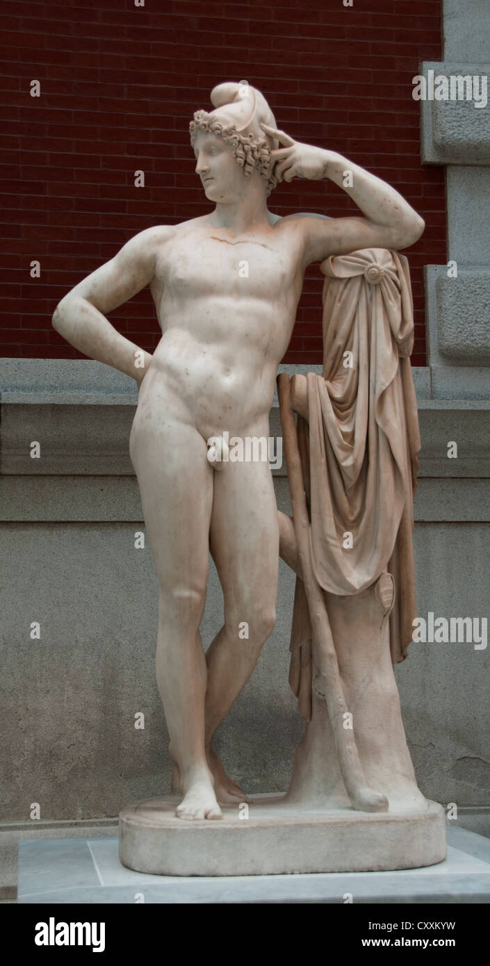 Parigi Antonio Canova (italiano, Possagno 1757-1822 Venezia) ca. 1822-23 marmo Italia Roma 203 cm Foto Stock