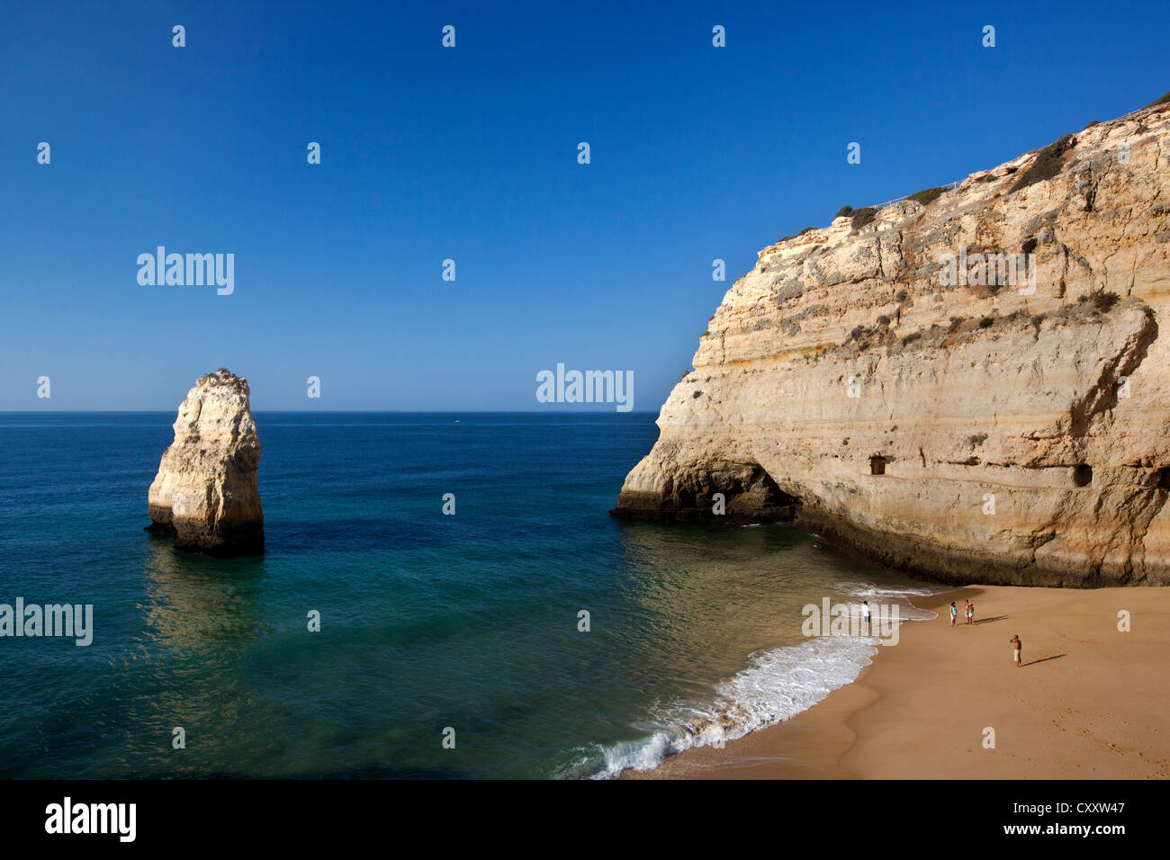 Carvalho Beach, Algarve, PORTOGALLO Foto Stock