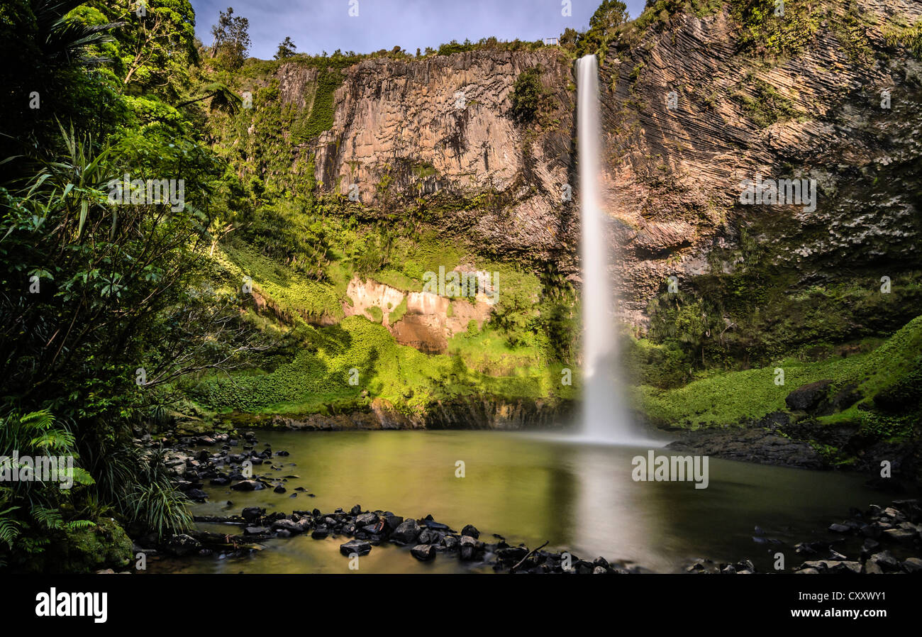 Bridal Veil Falls, Raglan, Waikato, Isola del nord, Nuova Zelanda Foto Stock