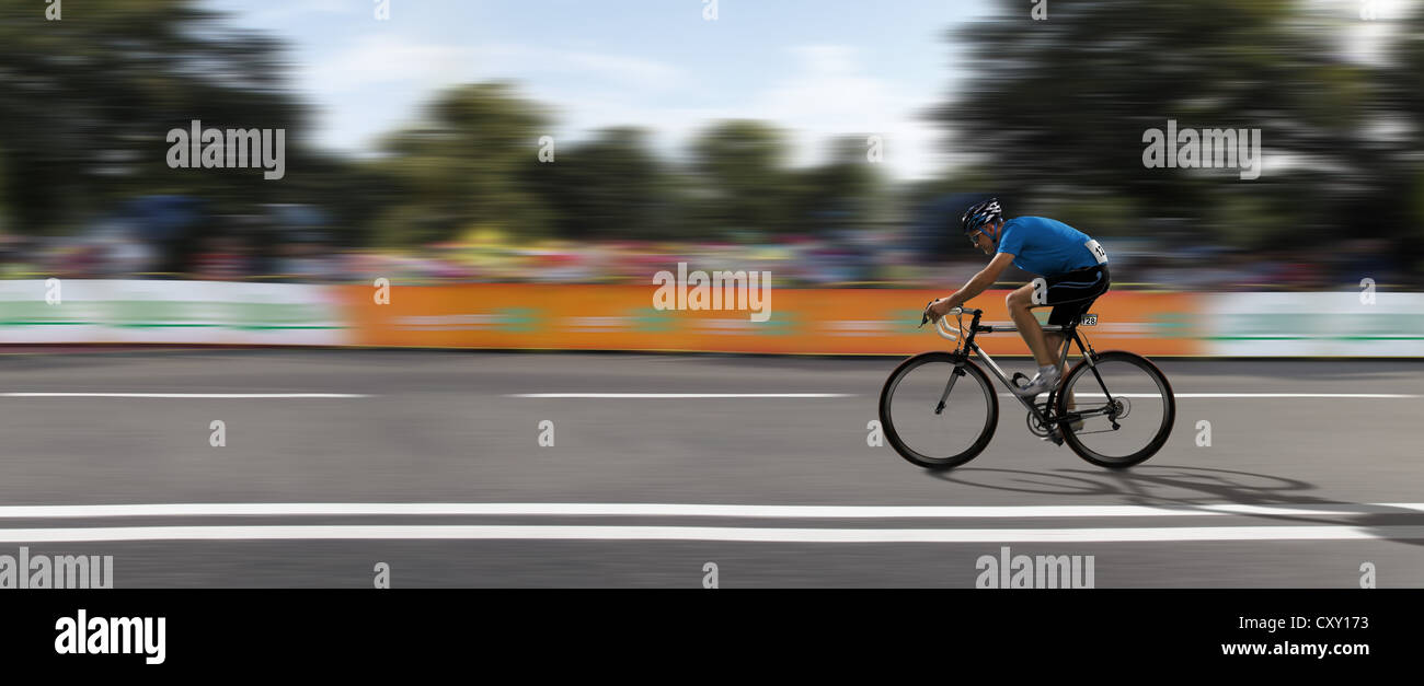 Ciclista, gara ciclistica Foto Stock Ciclista, gara ciclistica Foto Stock