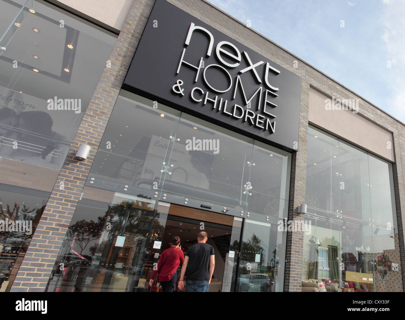 Next home & Figli store Foto Stock