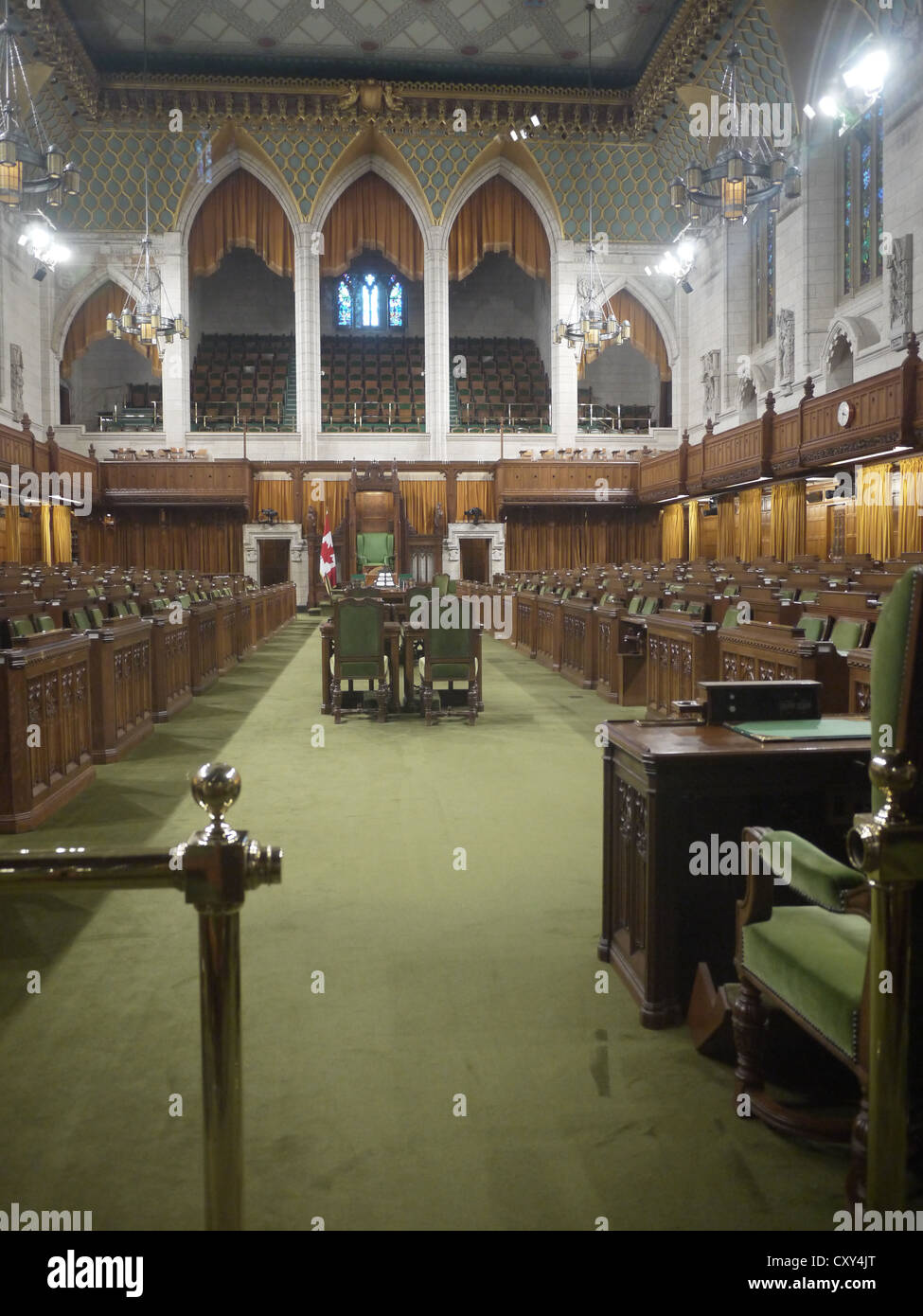Ottawa House of Commons Parliament Hill Foto Stock