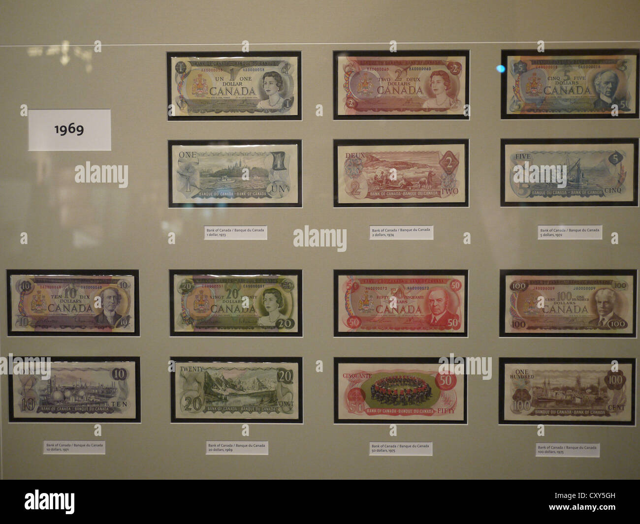 Il denaro in valuta della carta Foto Stock