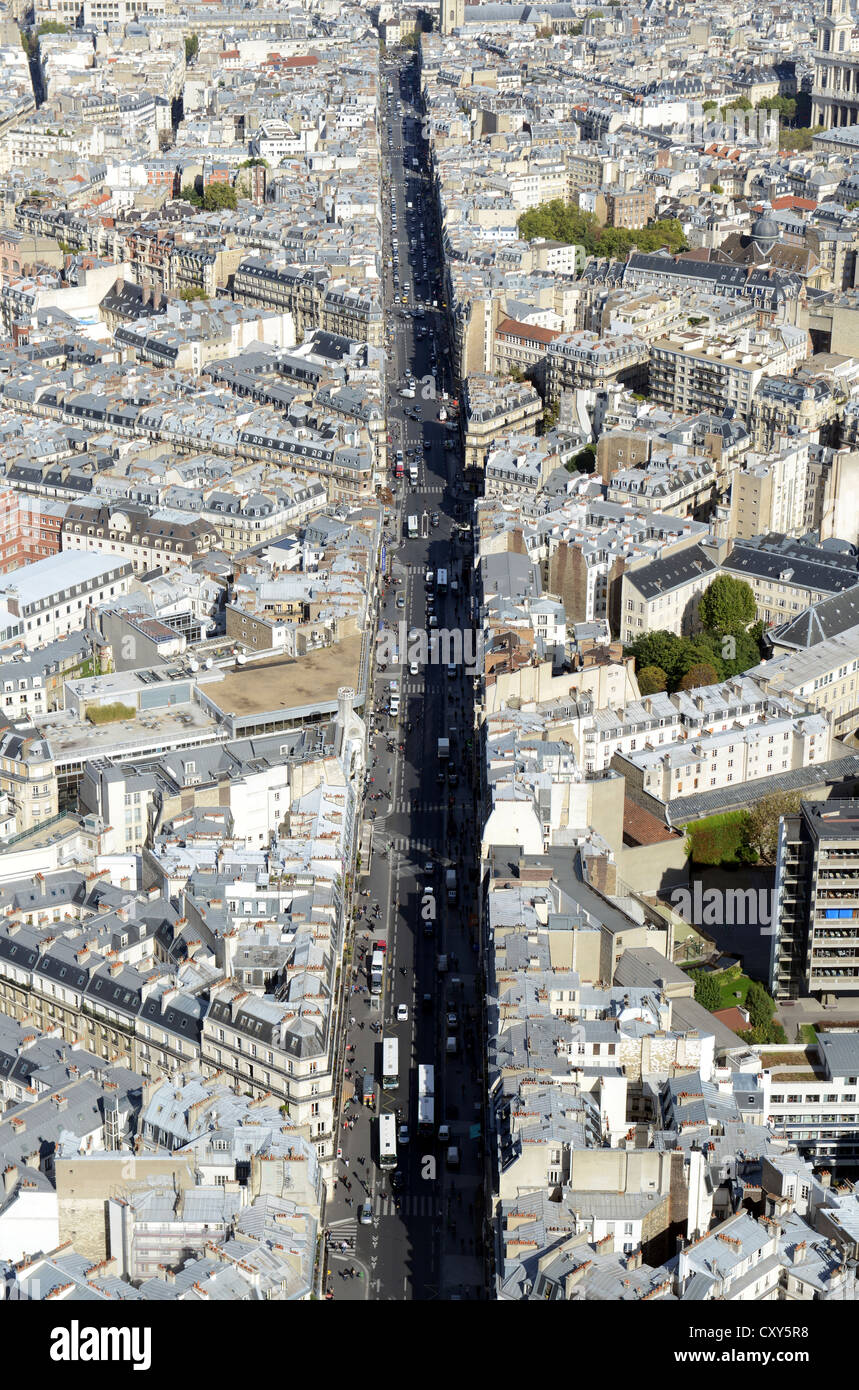 Parigi, Francia, strada attraverso Parigi, Francia Foto Stock