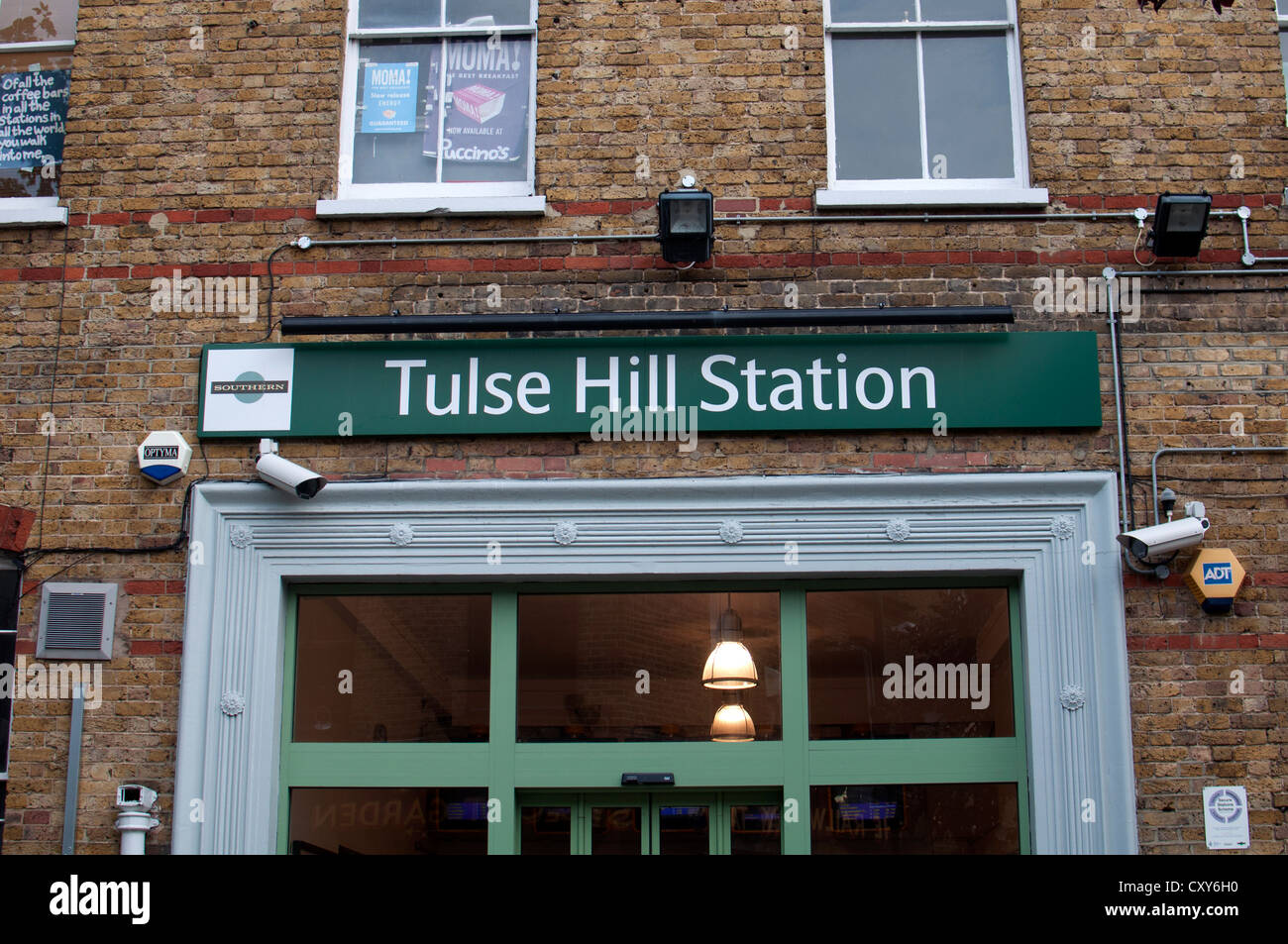Tulse Hill stazione ferroviaria, London, Regno Unito Foto Stock