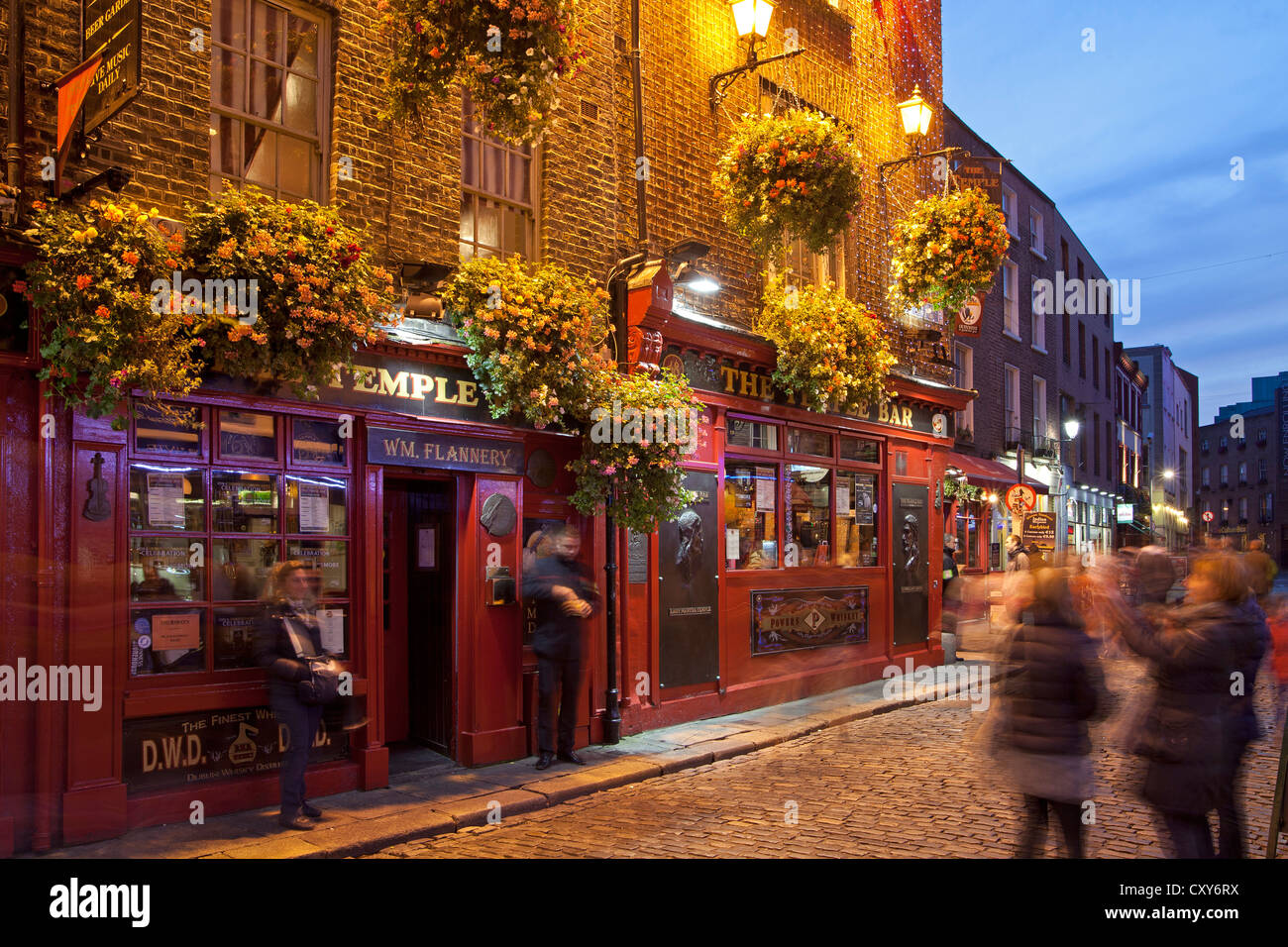 Il pub Temple Bar di Dublino Repubblica di Irlanda Foto Stock