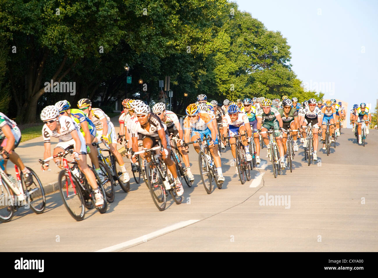 Tour del Missouri bike race Foto Stock