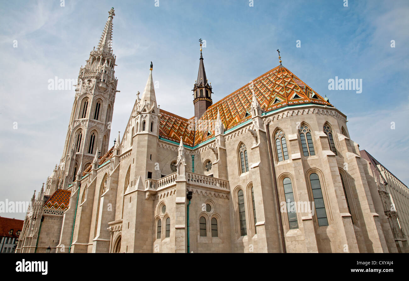 Budapest - San Matteo Cattedrale gotica Foto Stock
