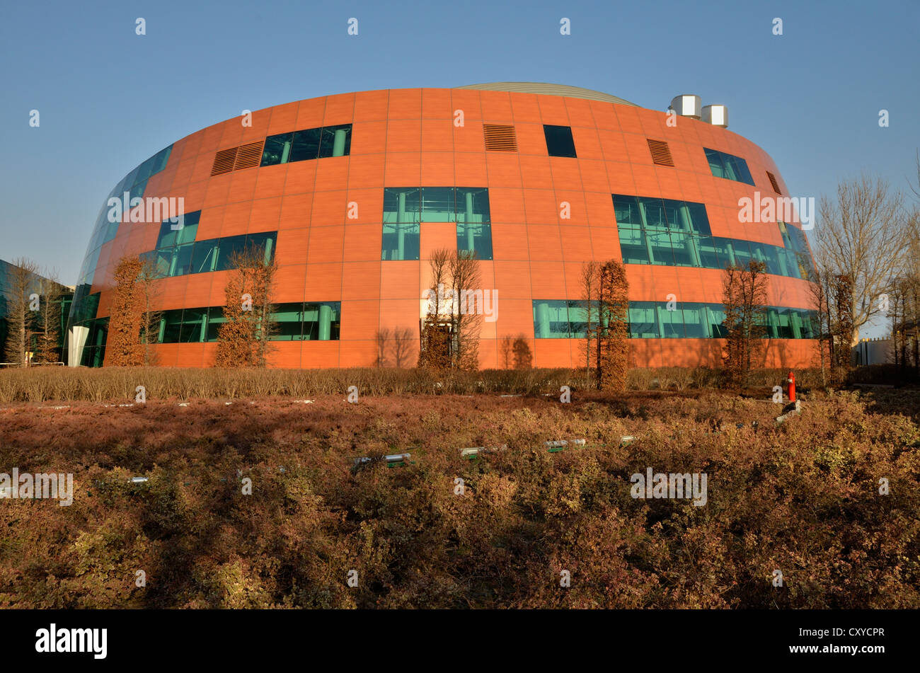 Internazionale Centro Mugham, costruita nel 2008, la sala da concerto per il tradizionale azerbaigiano Mugam o musica Mugham, Baku, Azerbaijan Foto Stock