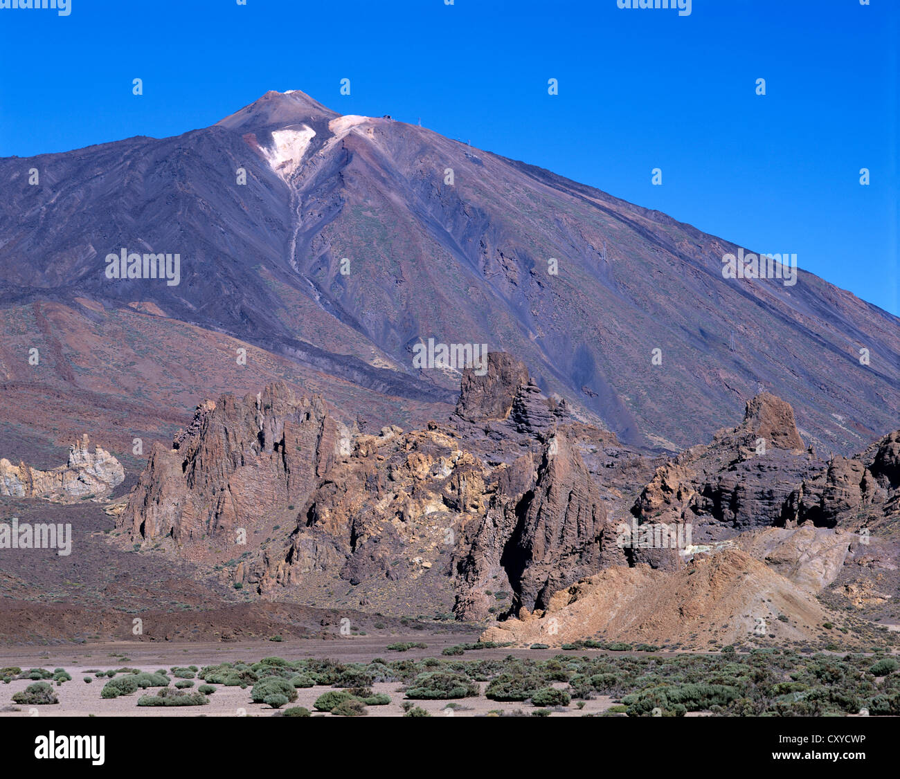 Isole Canarie. Tenerife. De la caldera de Las Canadas. Vulcano. Foto Stock