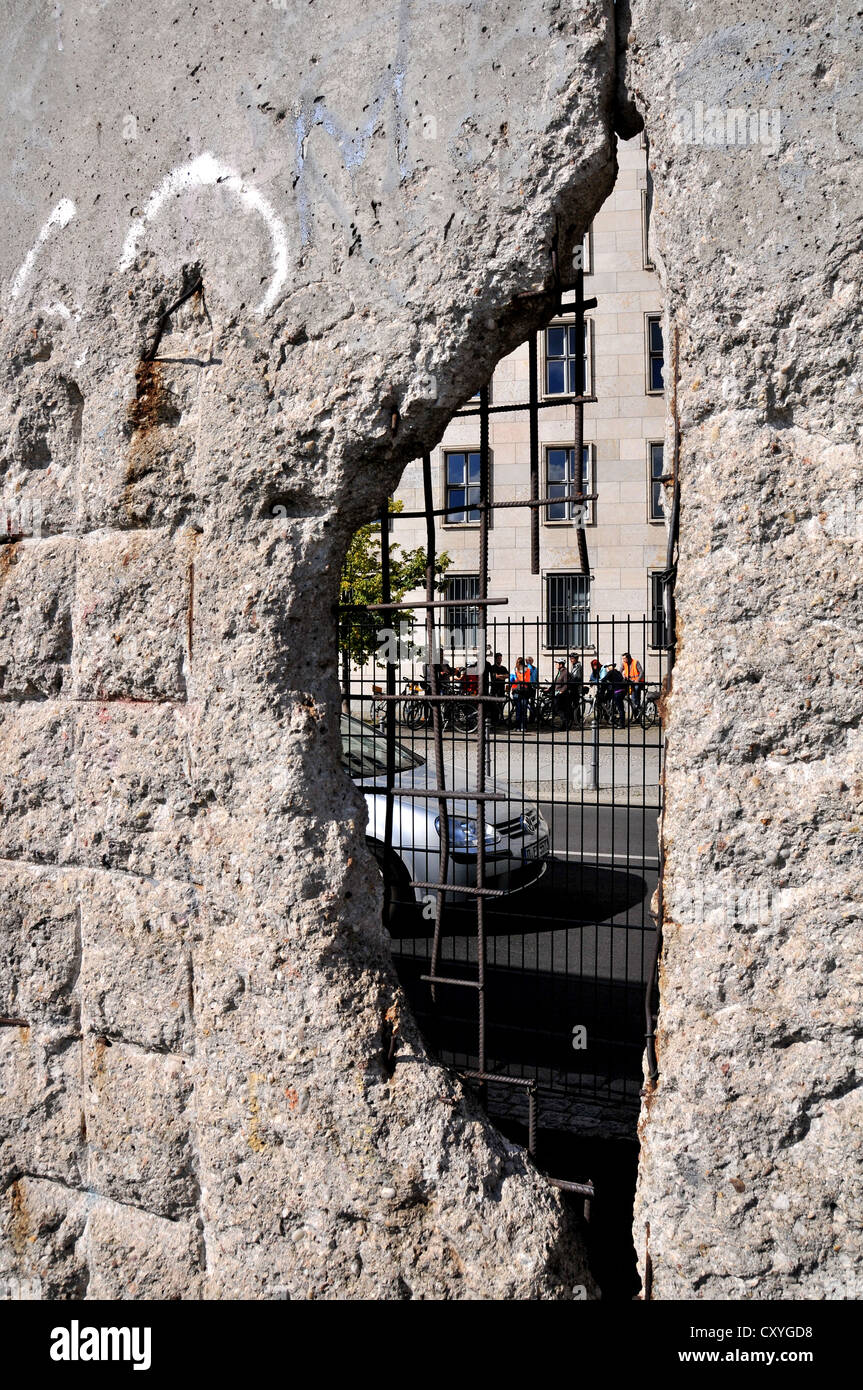 Foro sul muro di Berlino, Berlino, Germania Foto Stock