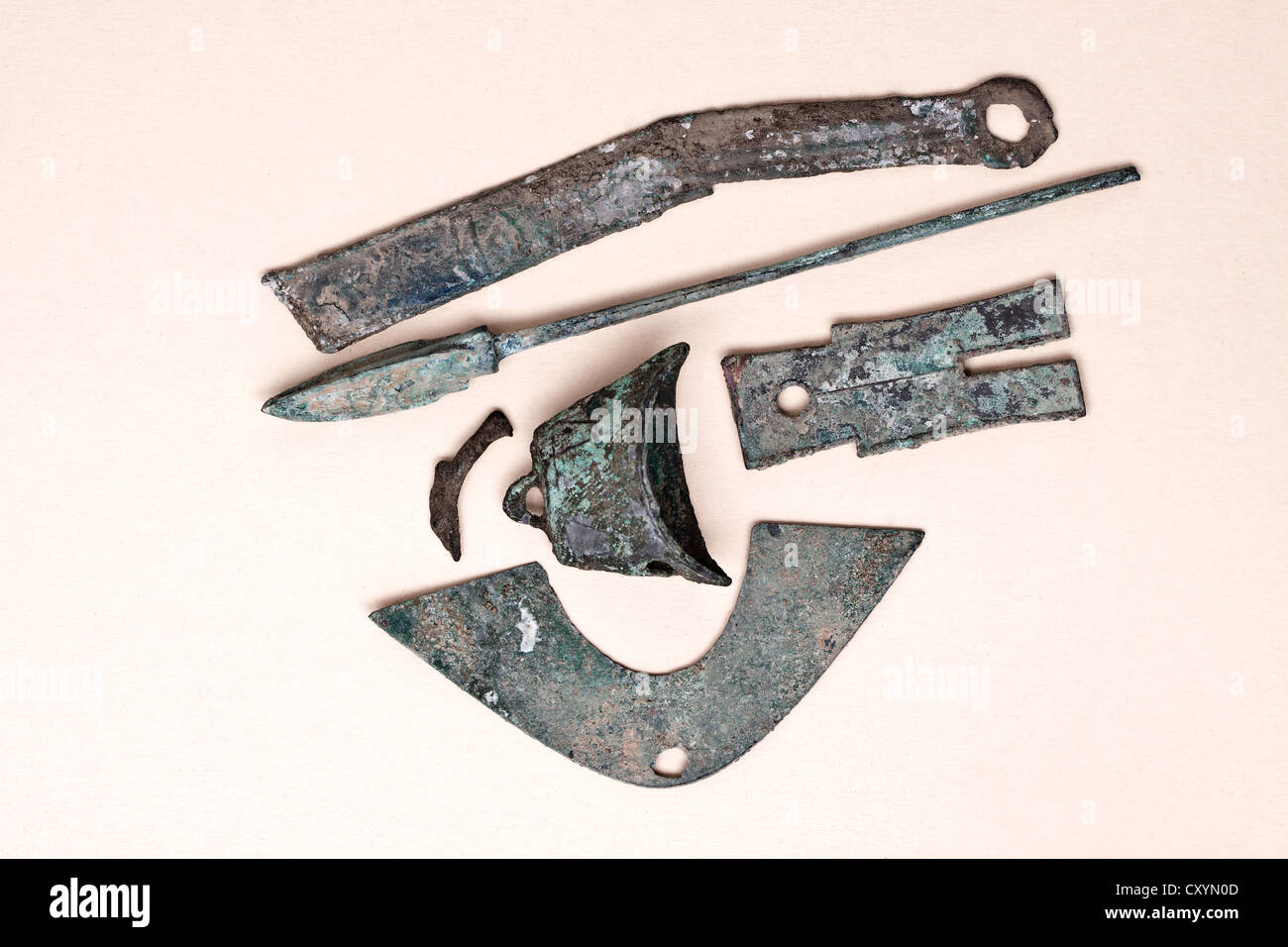 Il denaro del primitivo, pre-cash di mezzi di pagamento, denaro primario Foto Stock