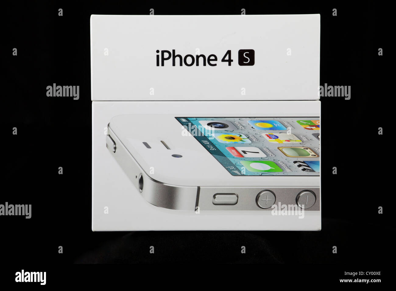Bianco iPhone 4S Box Foto Stock