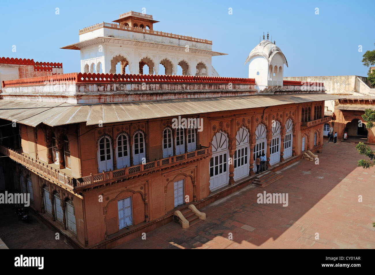 Il Museo Governativo, Bharatpur Rajasthan, India, Asia Foto Stock