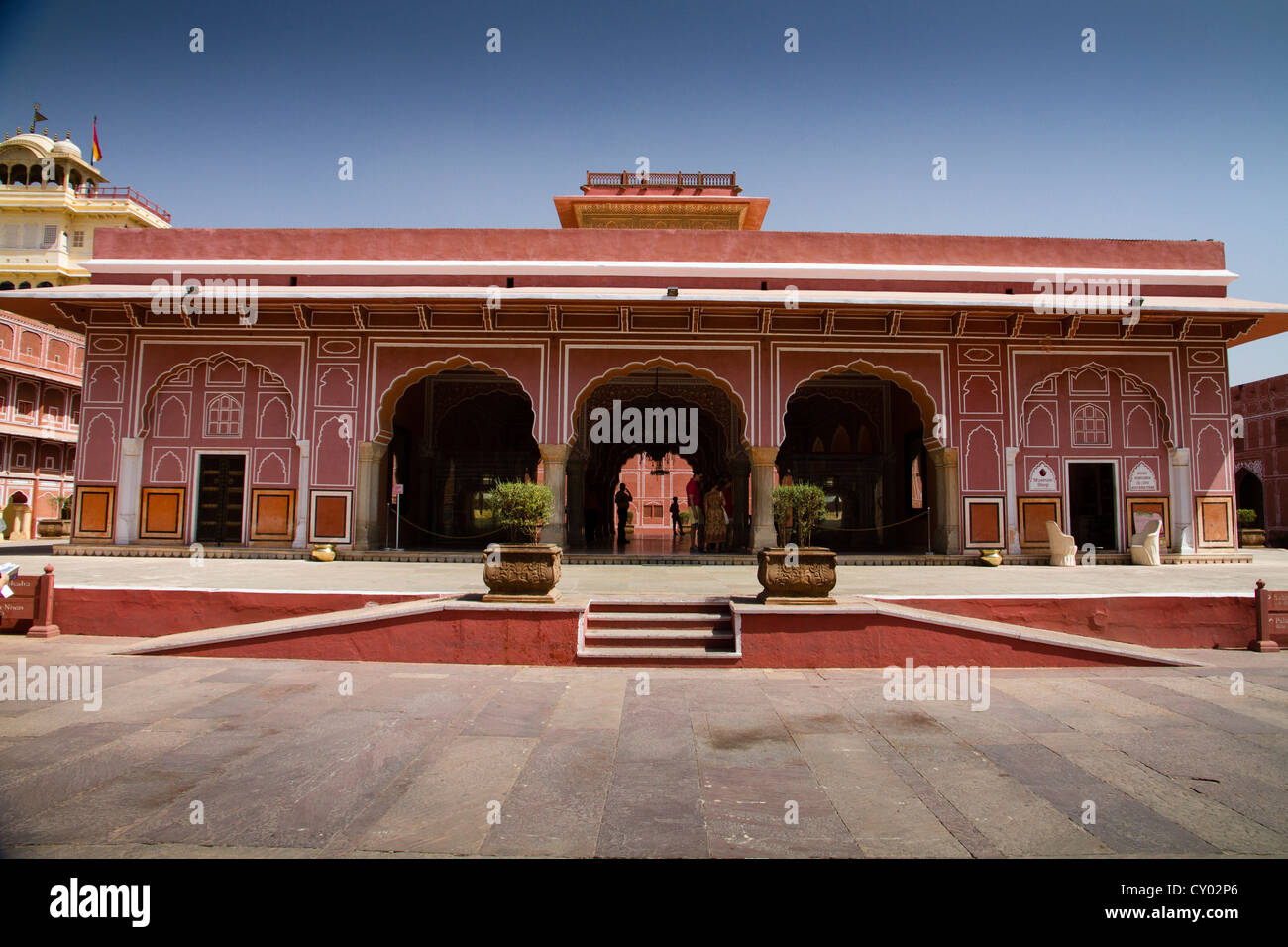 Diwan-i-Khas, City Palace Jaipur, la città rosa, Rajasthan, India, Asia Foto Stock