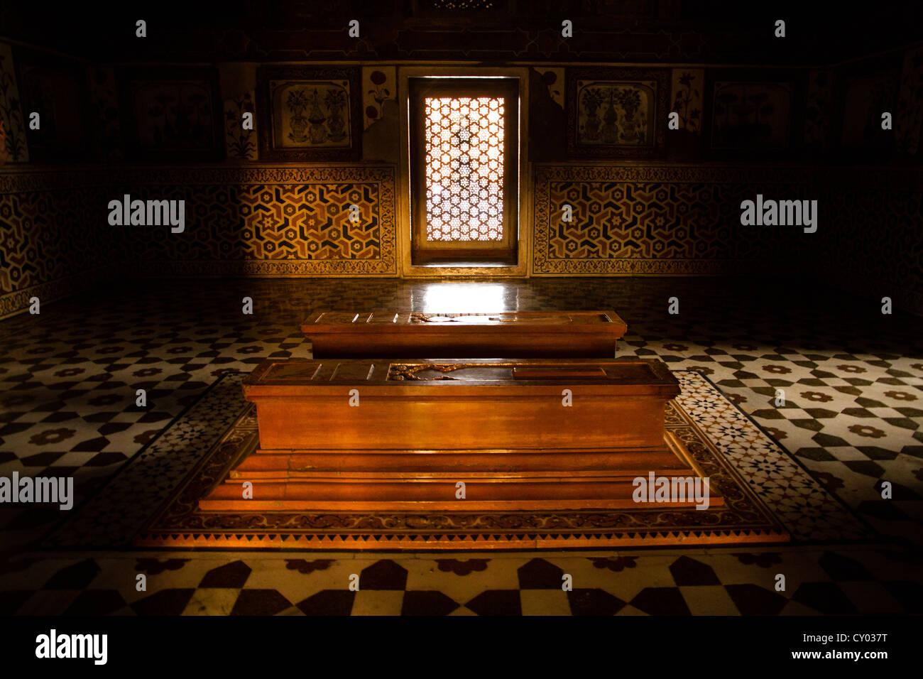 Itimad-ud-Daulah, meglio noto come "Baby Taj', Agra, Rajasthan, India, Asia Foto Stock