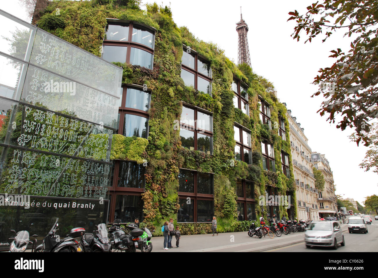 Le Musée du Quai Branly a Parigi Foto Stock