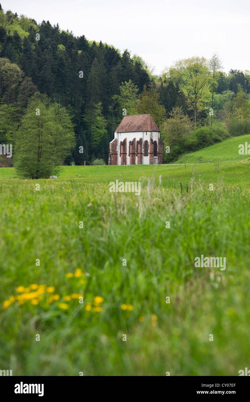 Cappella dell'ospedale di ex Kloster Tennenbach Abbey, vicino Sexau, Foresta Nera, Baden-Wuerttemberg Foto Stock