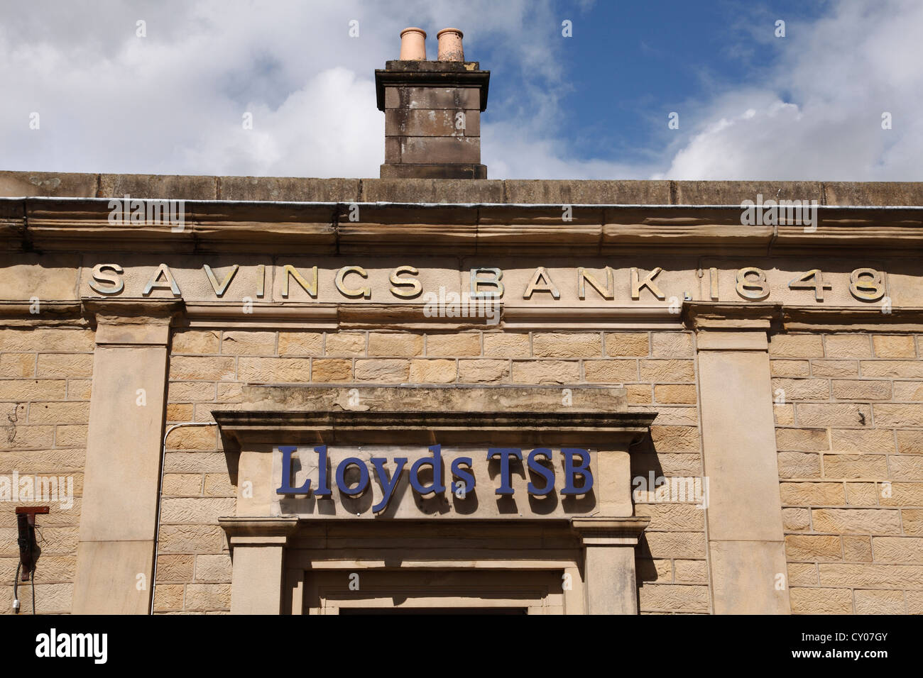 Un Lloyds TSB Bank in Bakewell, Derbyshire, England, Regno Unito Foto Stock