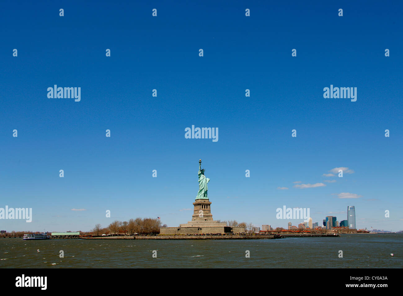 Statua della Libertà, Liberty Island, New York New York, Stati Uniti, America del Nord Foto Stock