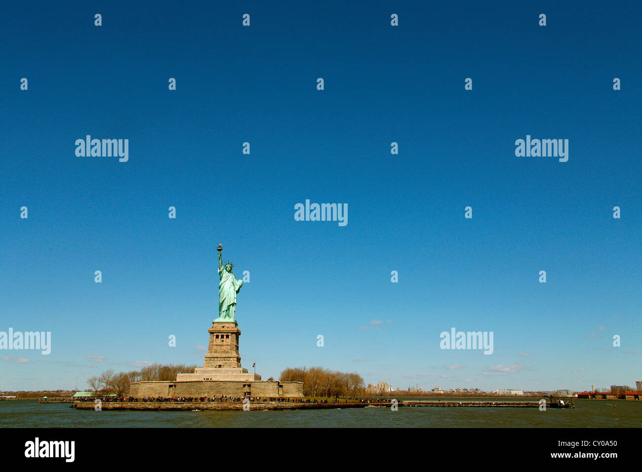 Statua della Libertà, Liberty Island, New York New York, Stati Uniti, America del Nord Foto Stock