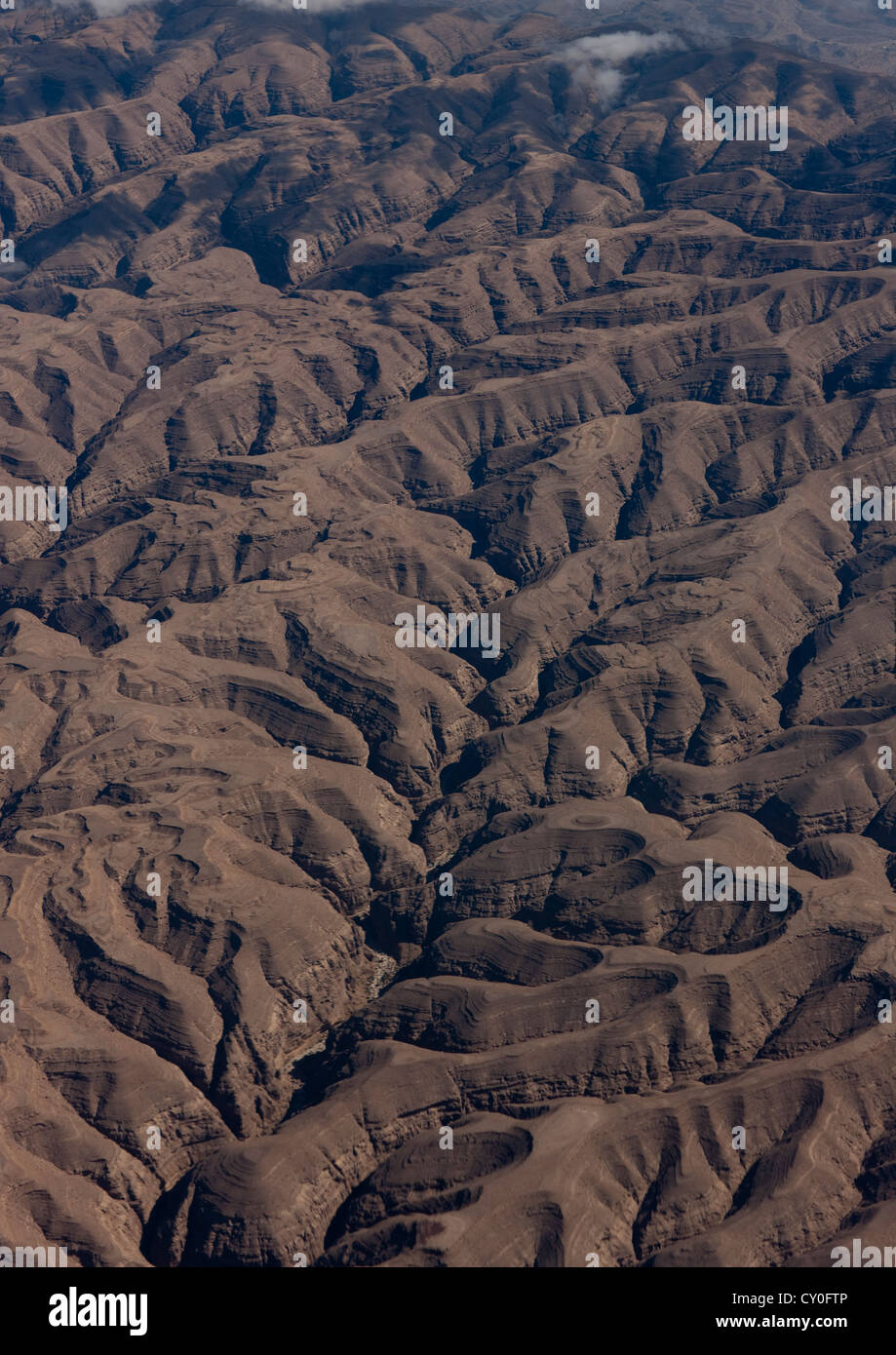 Paesaggio di Salalah montagne, Oman Foto Stock