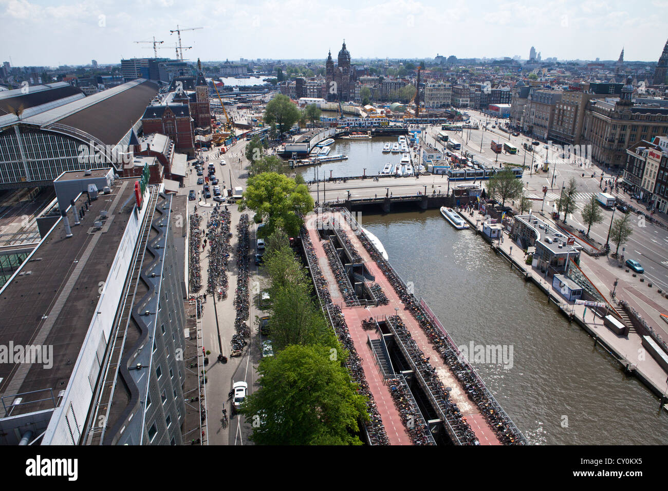 Il centro di Amsterdam, Paesi Bassi Foto Stock
