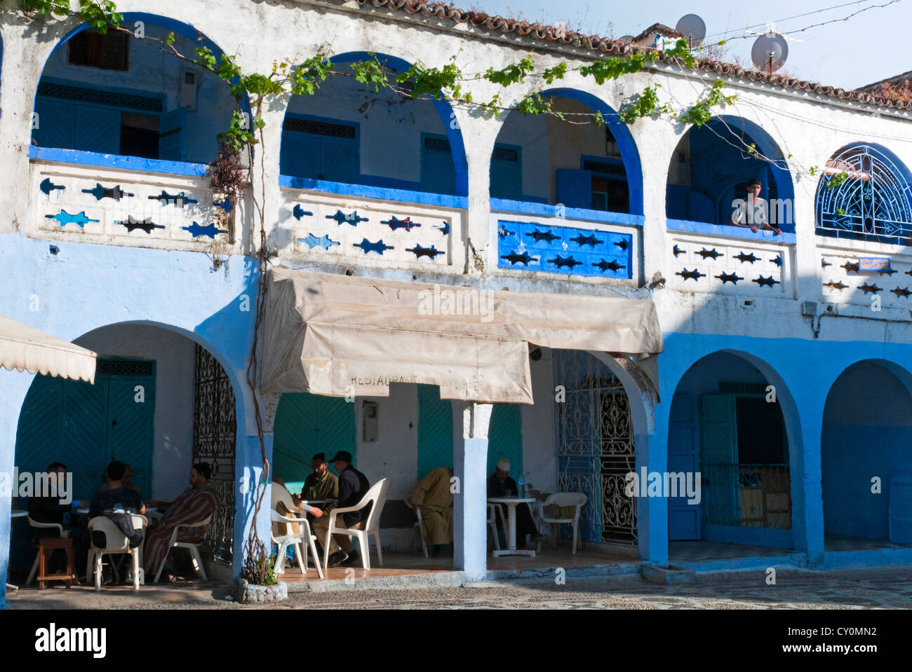 Chefchaouen (Chaouen), Regione Tangeri-Tetouan, Rif Mountains, Marocco, Africa Settentrionale, Africa Foto Stock