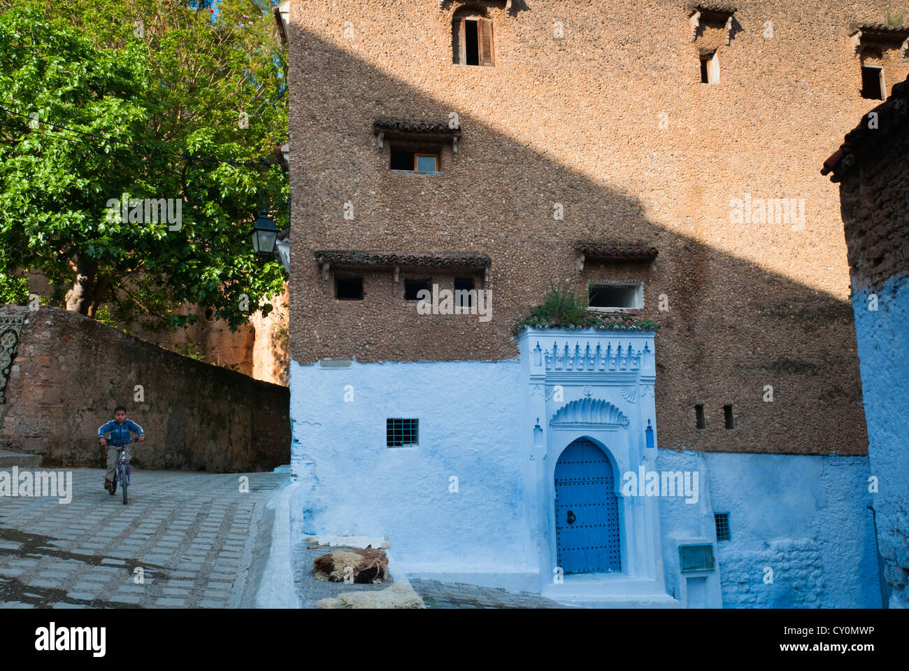 Chefchaouen (Chaouen), Regione Tangeri-Tetouan, Rif Mountains, Marocco, Africa Settentrionale, Africa Foto Stock