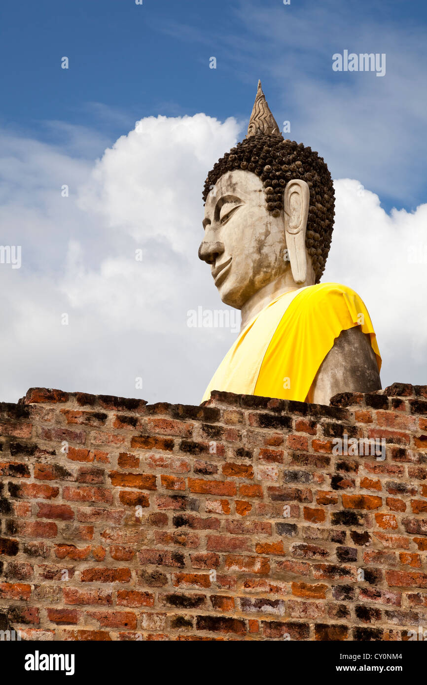 Seduto immagine del Buddha Foto Stock