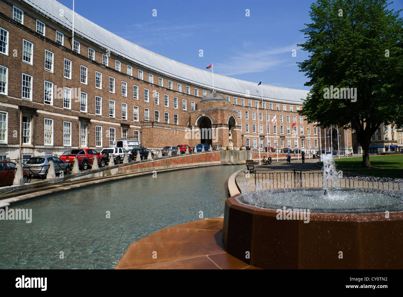 Edificio del consiglio college green bristol Inghilterra Foto Stock