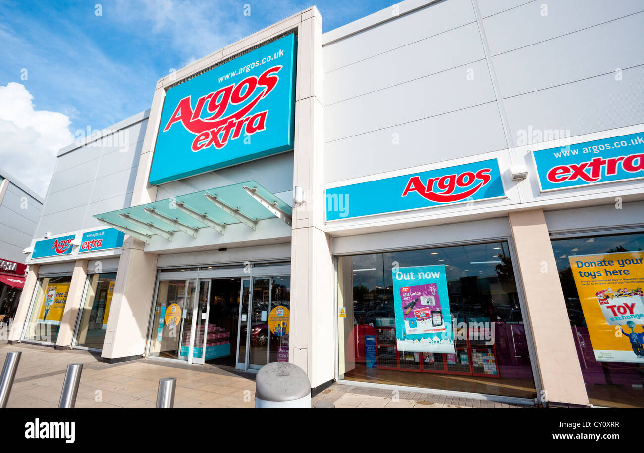 Argos store, Boulevard 25 Shopping Park, Borehamwood, Hertfordshire WD6 4PR, Inghilterra, Regno Unito. Foto Stock