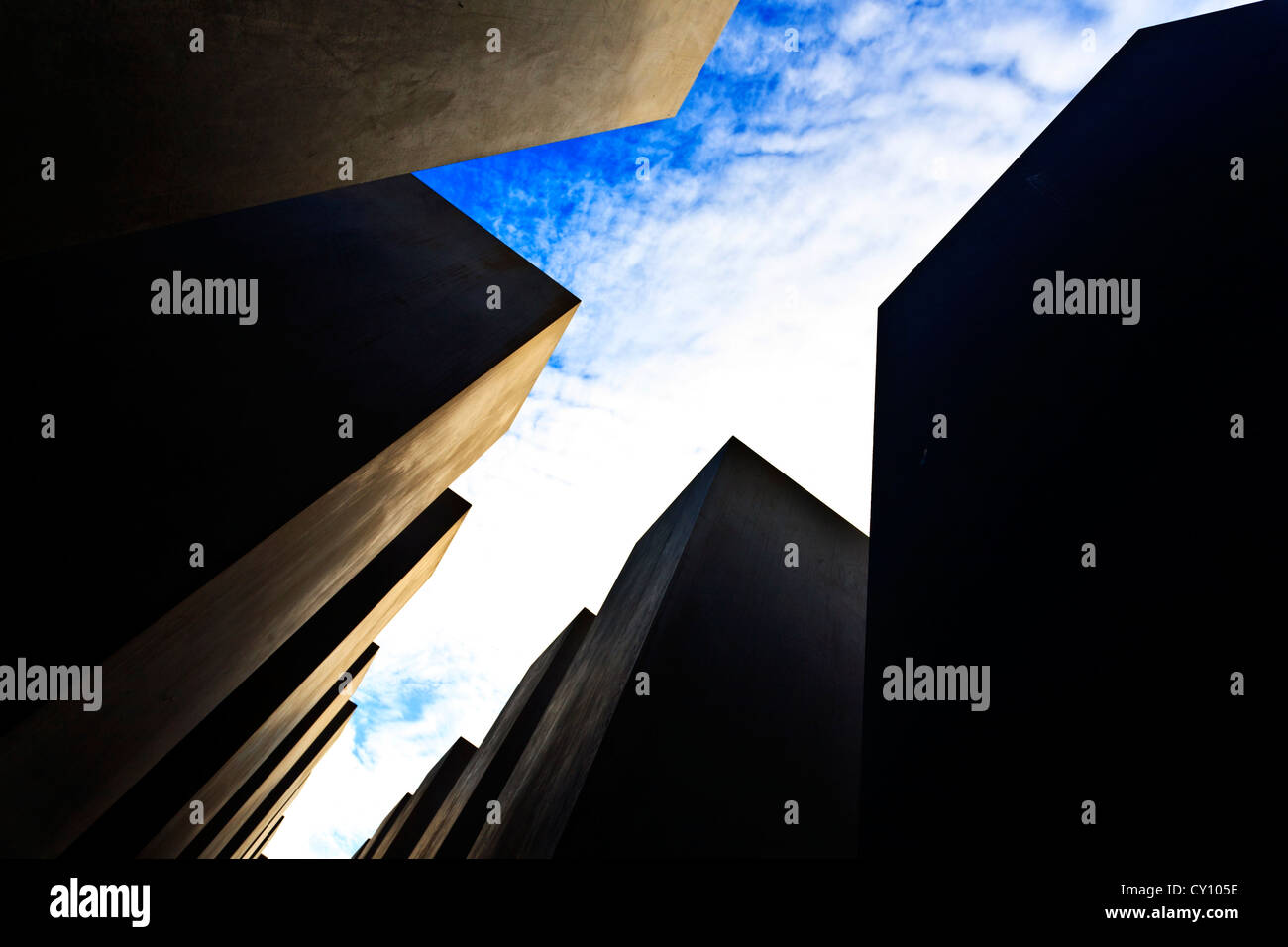 Memoriale per gli ebrei assassinati in Europa, Berlino Germania Foto Stock