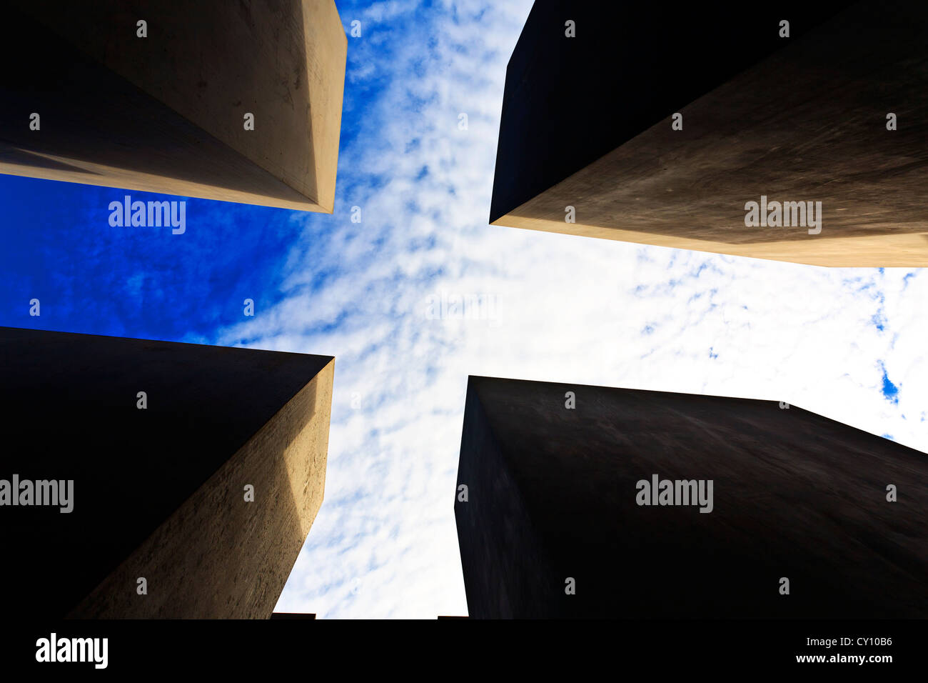 Memoriale per gli ebrei assassinati in Europa, Berlino Germania Foto Stock