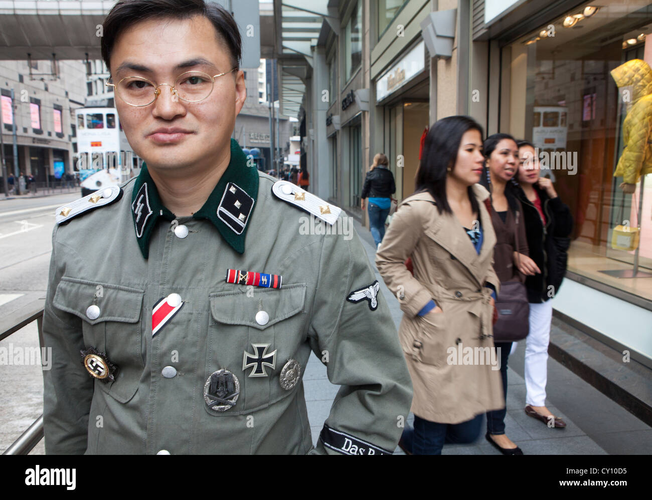 Nazi in Hongkong Foto Stock