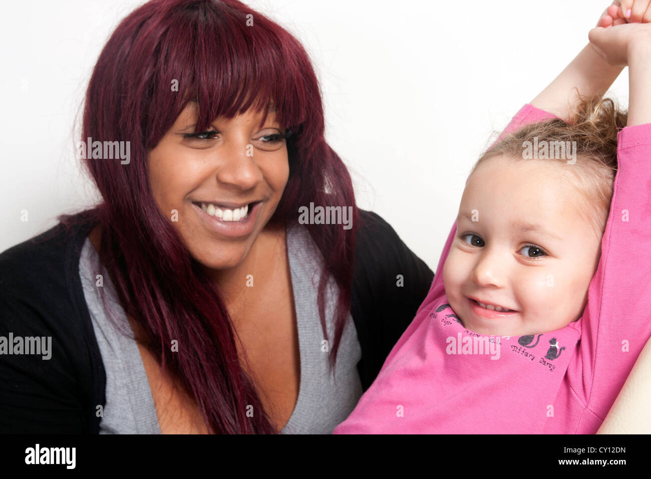 La madre e il bambino Foto Stock