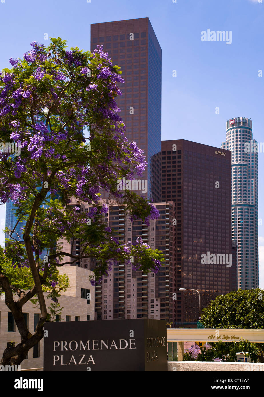 Il centro cittadino di Los Angeles Foto Stock