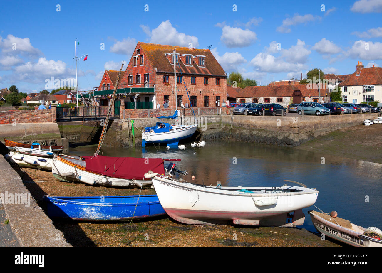 Emsworth Harbour, parte del porto di Chichester Hampshire, Regno Unito Foto Stock