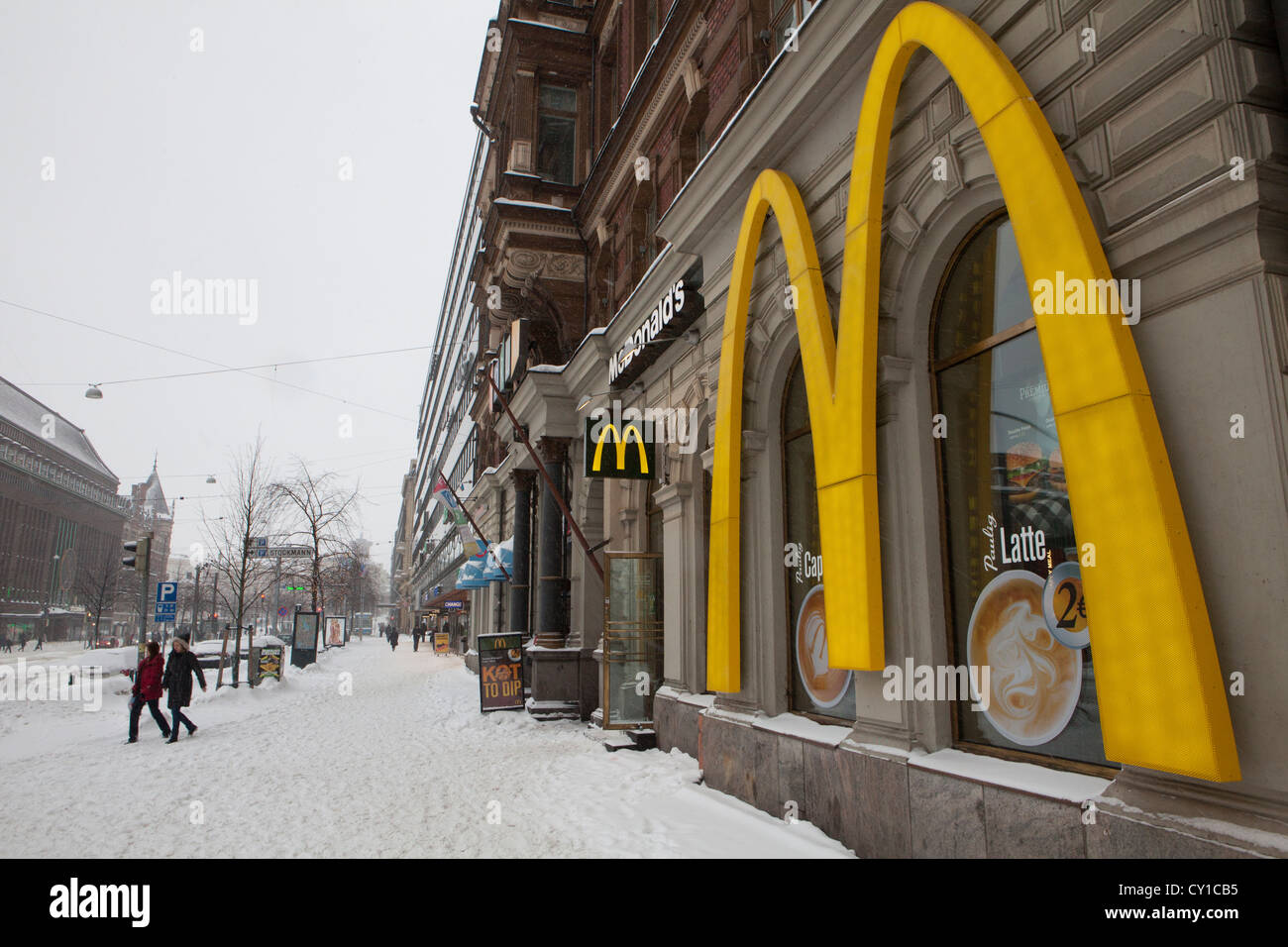 Mc Donalds a Helsinki Foto Stock