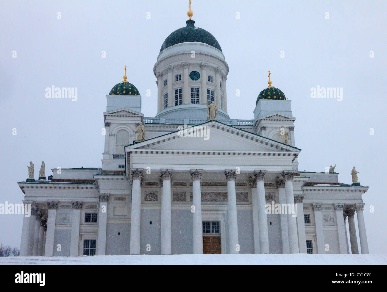 Chiesa di Helsinki in Finlandia Foto Stock