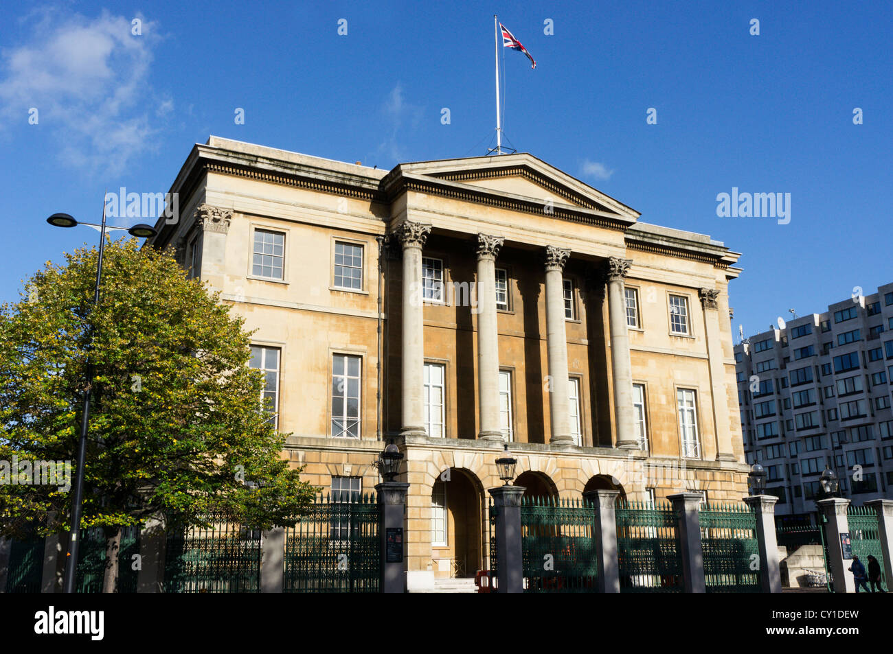 Apsley House a Hyde Park Corner nel centro di Londra, noto come n. 1 di Londra. Foto Stock