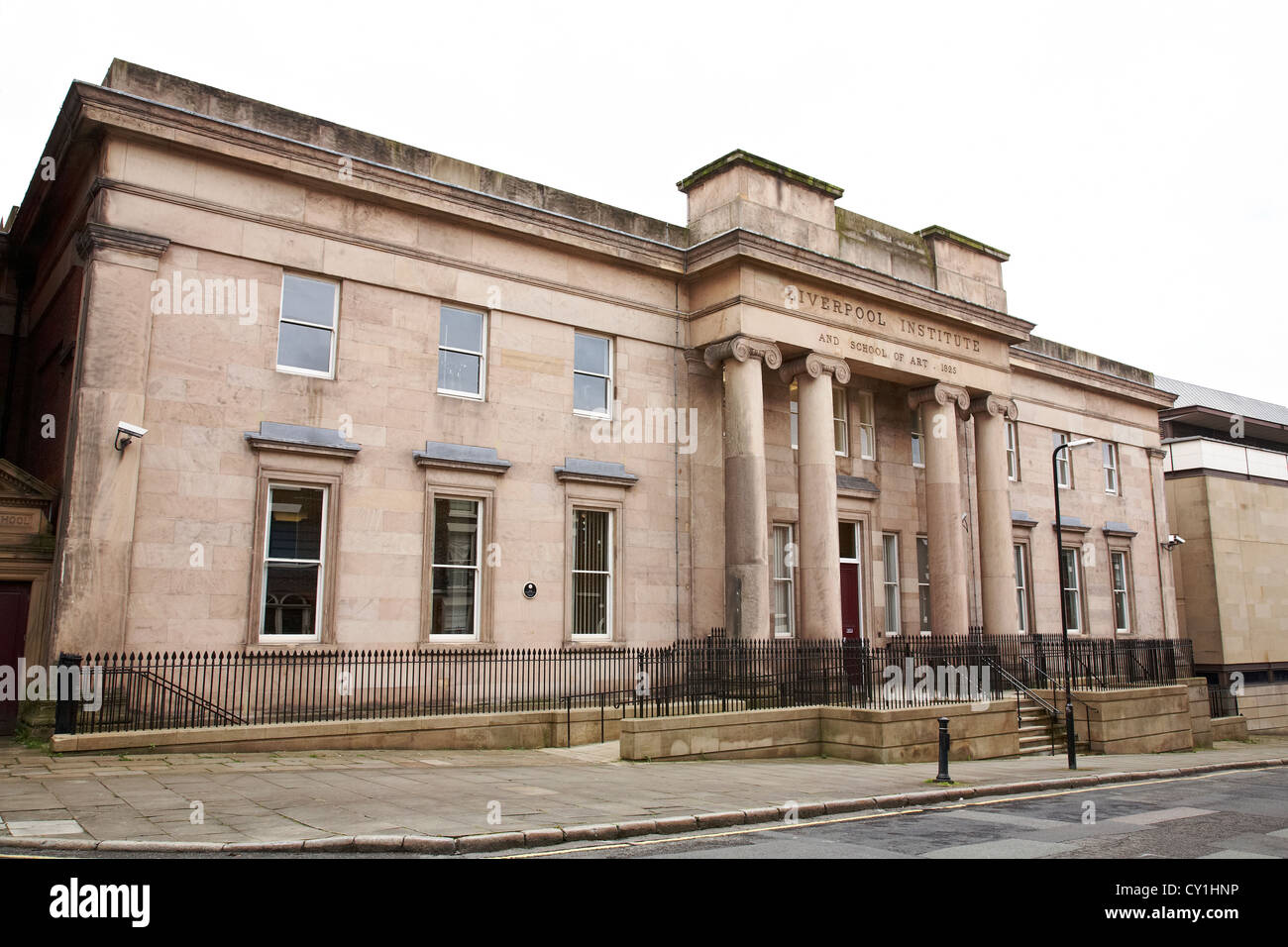 Il Liverpool Institute for Performing Arts, Lipa, è basata a Sir Paul McCartney's Old Boys School Foto Stock