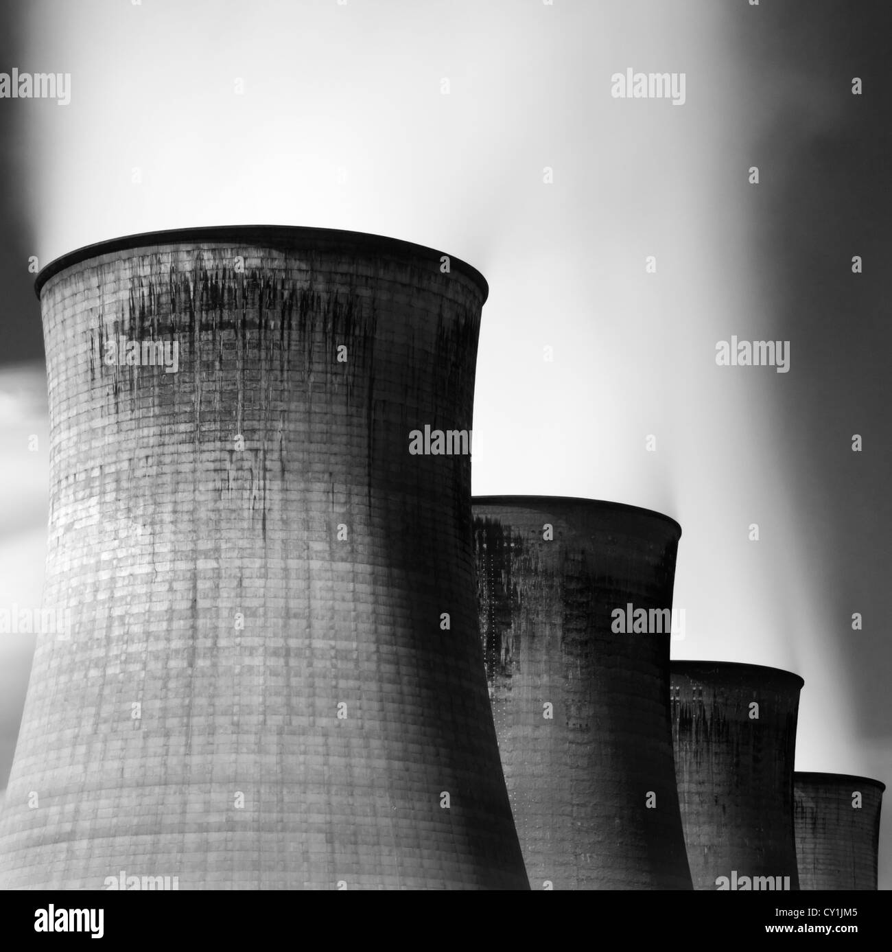 Eggborough stazione di alimentazione delle torri di raffreddamento, East Yorkshire Foto Stock