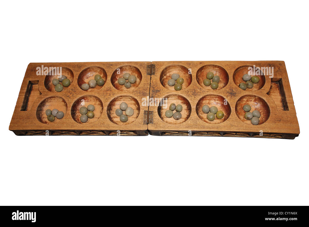 Mancala Board Foto Stock