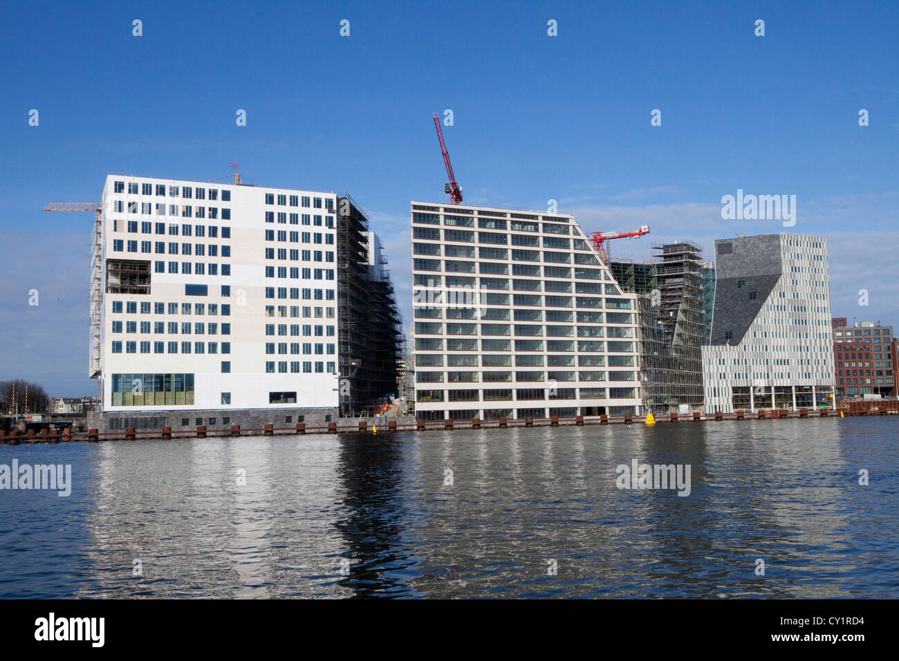 Nuovo progetto di alloggiamento in Amsterdam Foto Stock