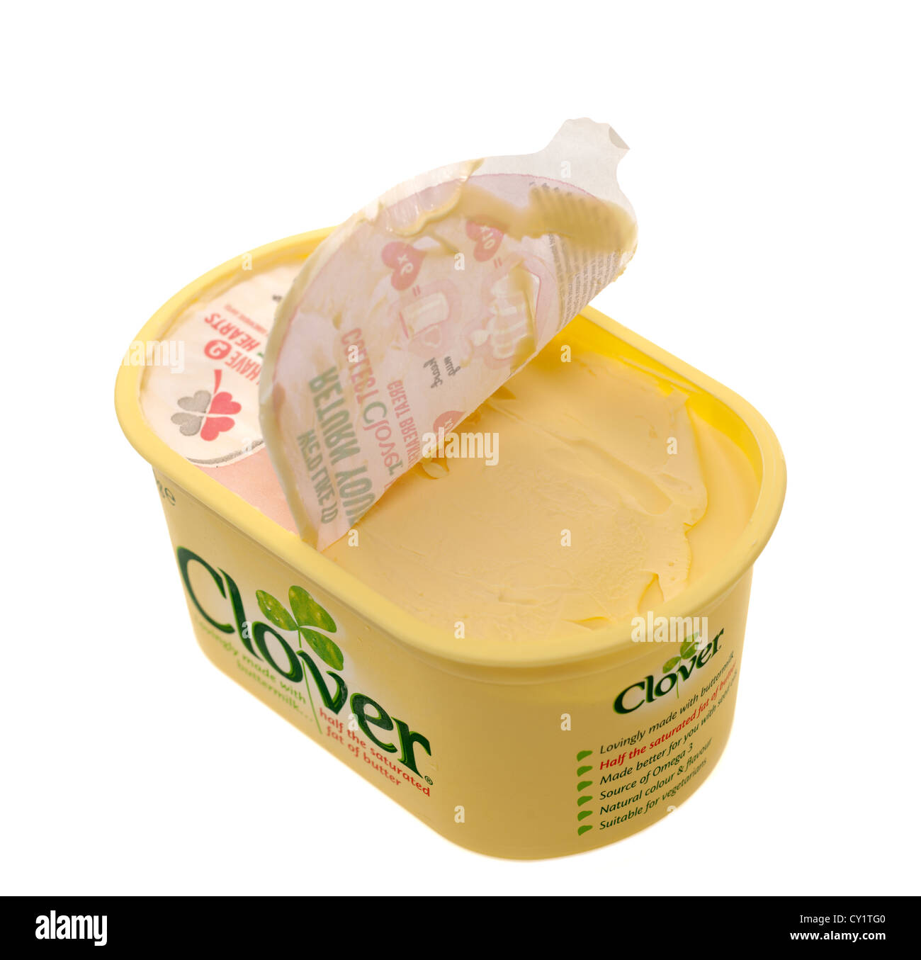 500 grammo vasca di burro di trifoglio diffusione Foto Stock