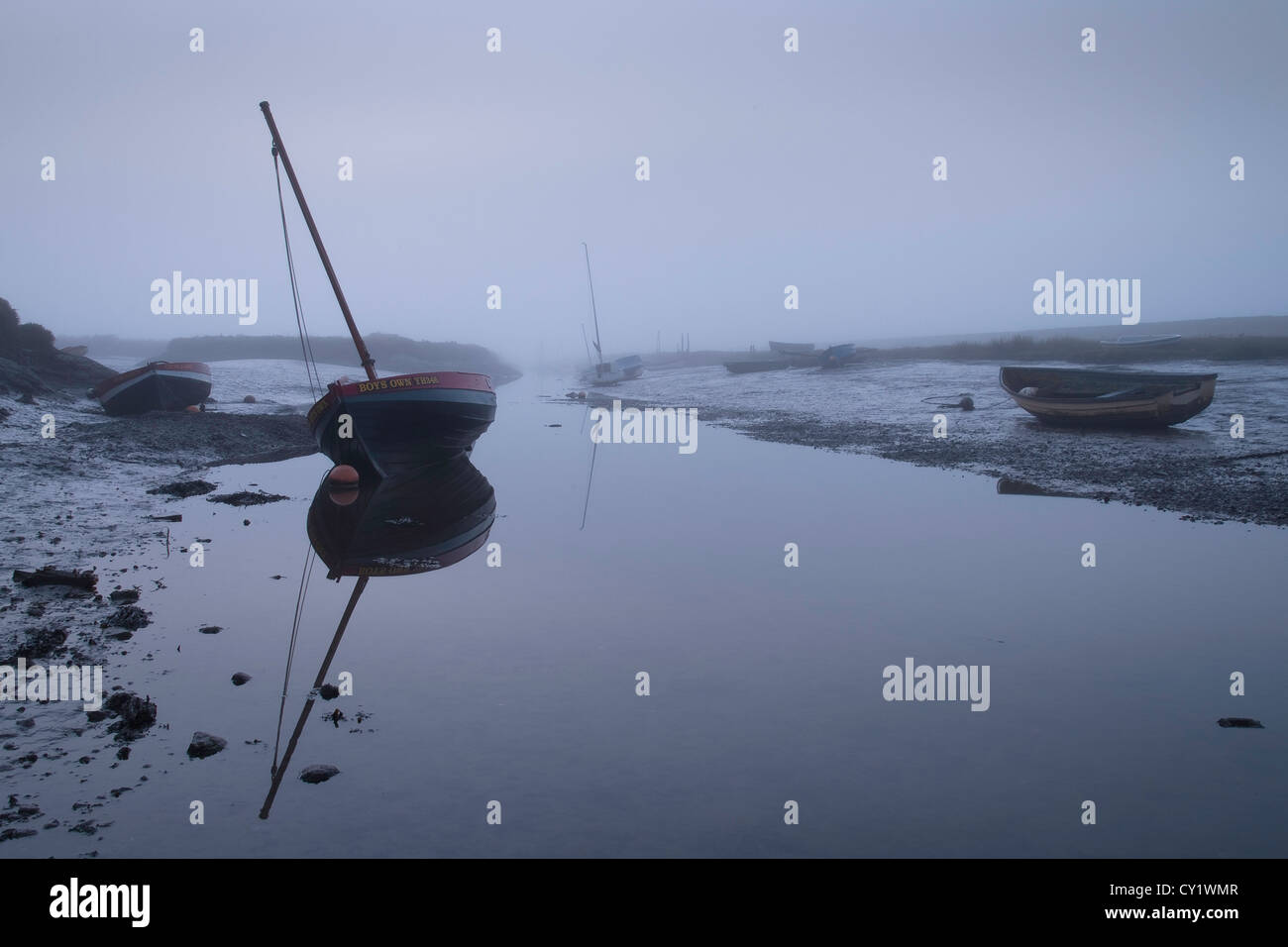 Morston, Norfolk all'alba Foto Stock